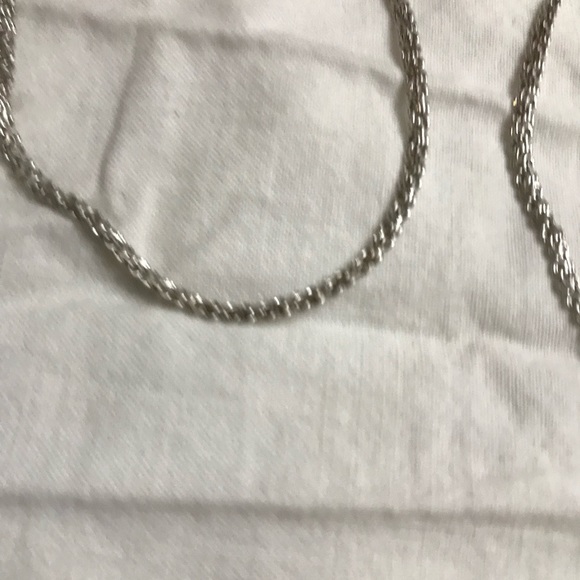 Vintage 925 Sterling Silver Bracelet Set of 2 - Picture 2 of 5